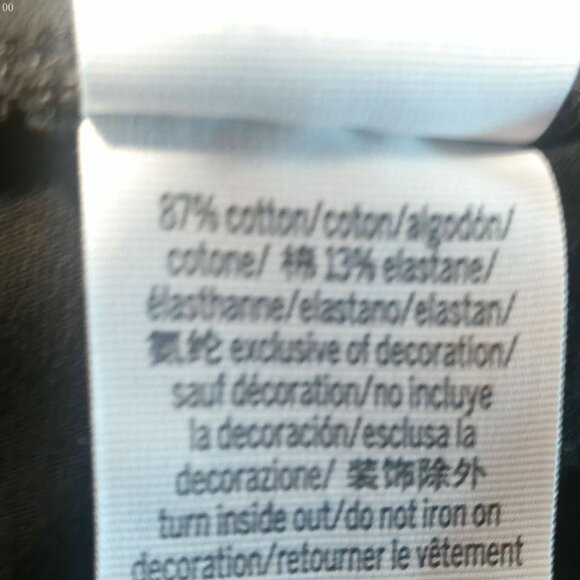 PINK BY VICTORIA SECRET Black Legging with PINK Logo on Left Cuff XXL - Picture 4 of 7